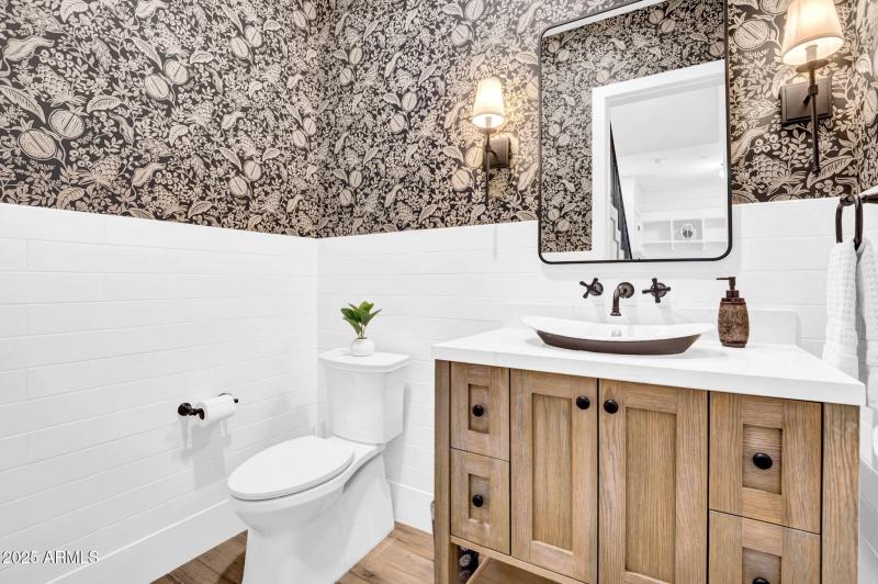 Half Bathroom near garage (Main Level)