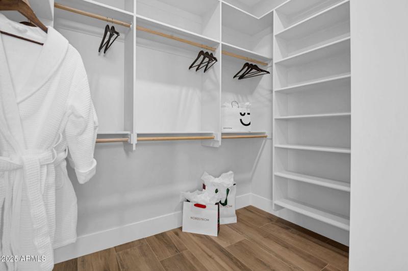 Primary Suite Walk in Closet