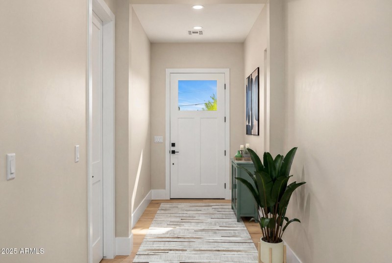 (Virtually Staged) Foyer