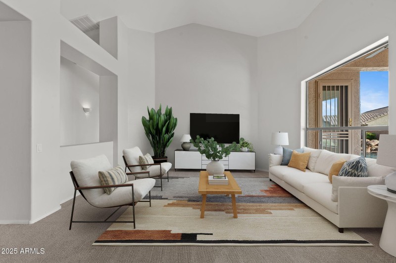 Living Room - Virutally Staged