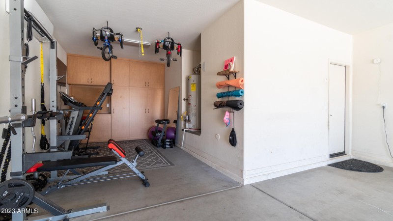 55 View 2 Garage with air conditioning w