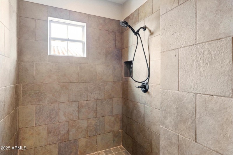 Primary walk in shower