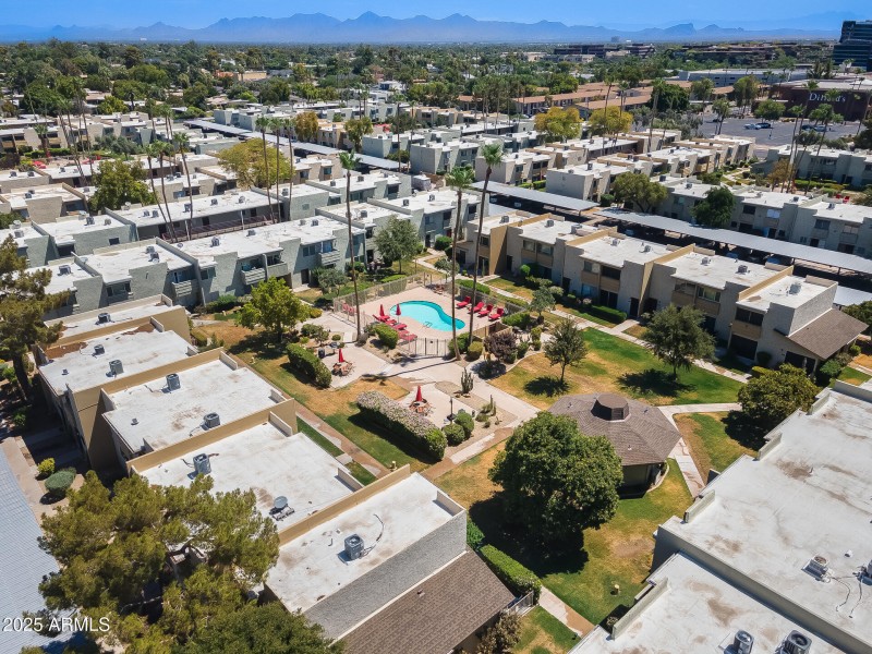 exterior - pool and buildings
