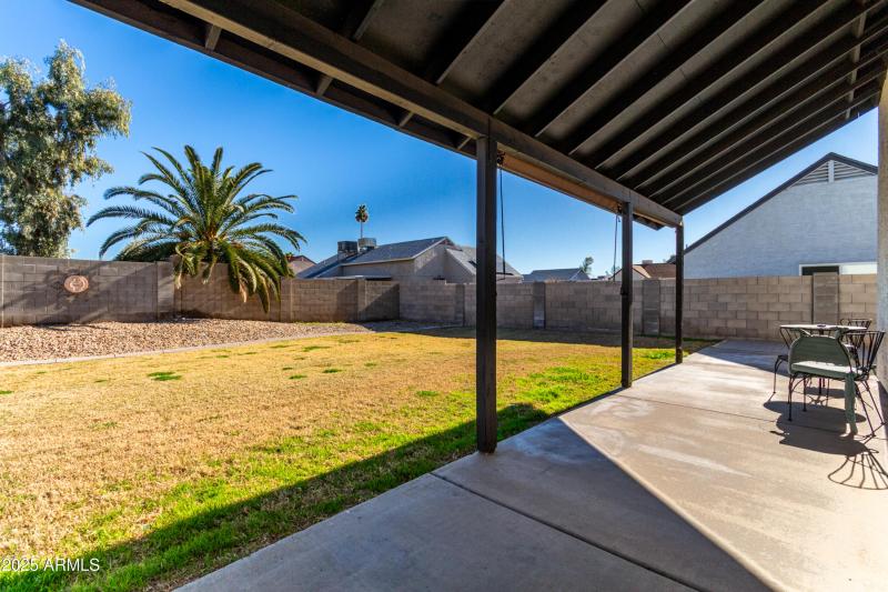 huge patio perfect for entertaining