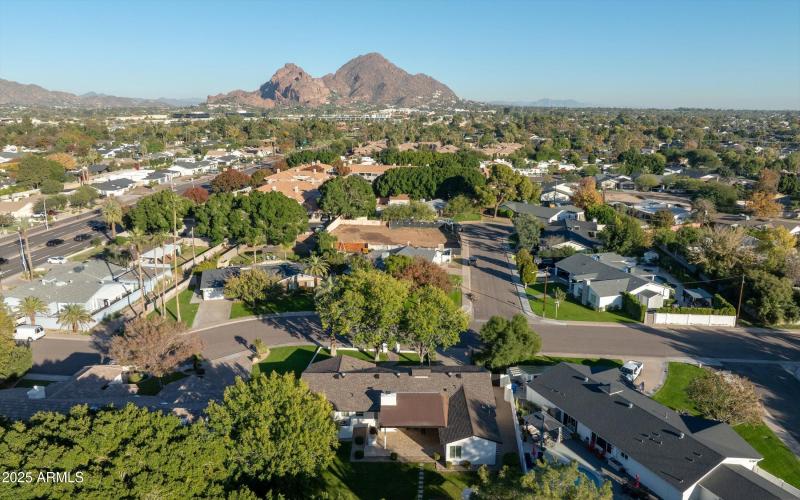 Aerial View to Camelback