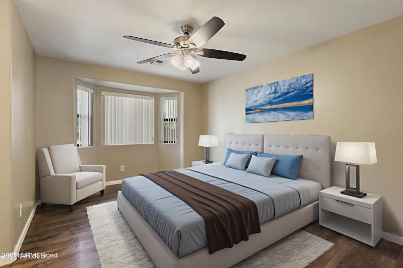 Master Bedroom - Virtually Staged