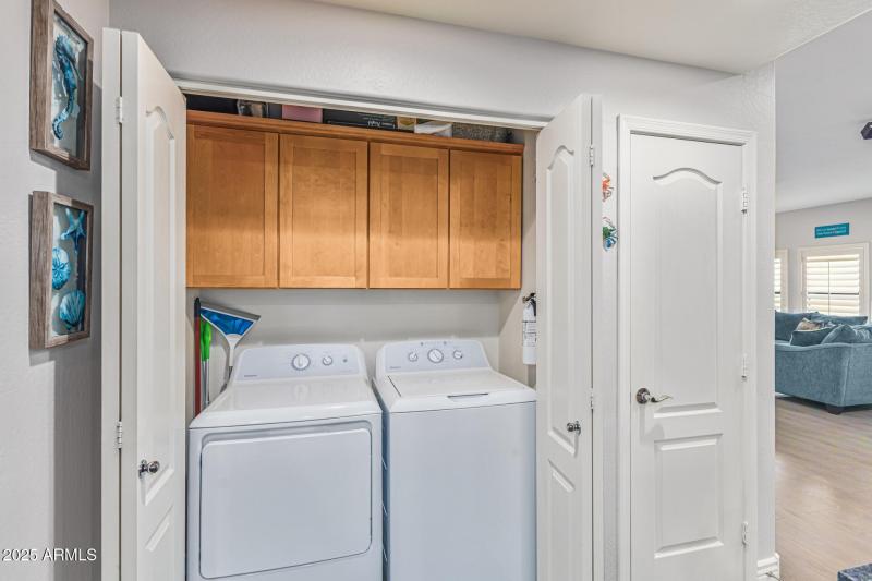 Washer & Dryer Closet