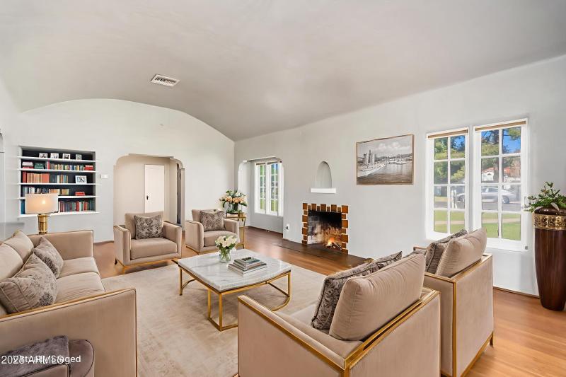 Living room with virtual design ideas