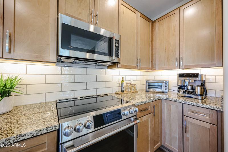 Stove and Built-in Microwave