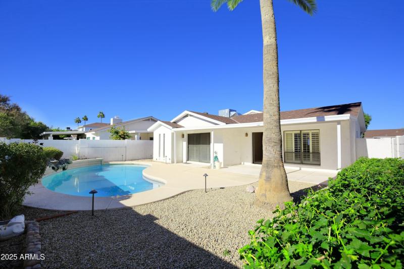 Backyard from corner