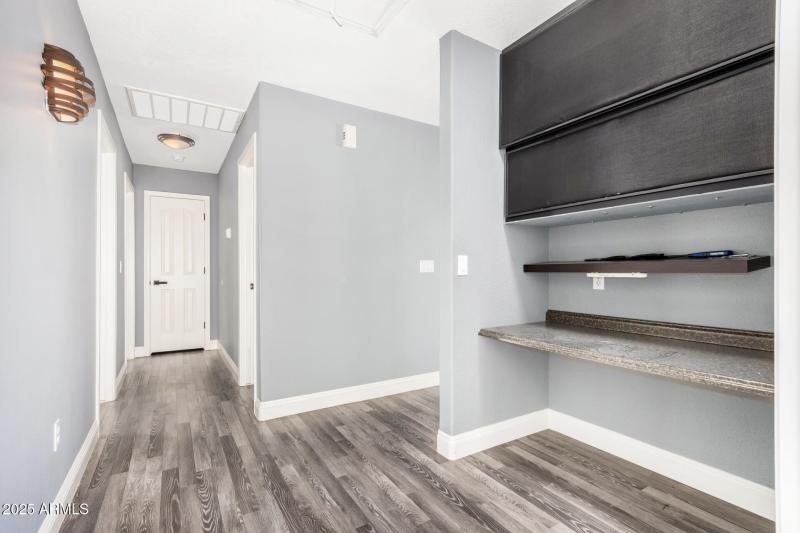 Built in office/AV access