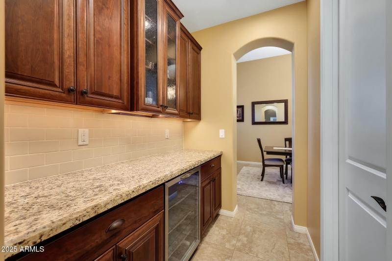 View of the butlers pantry