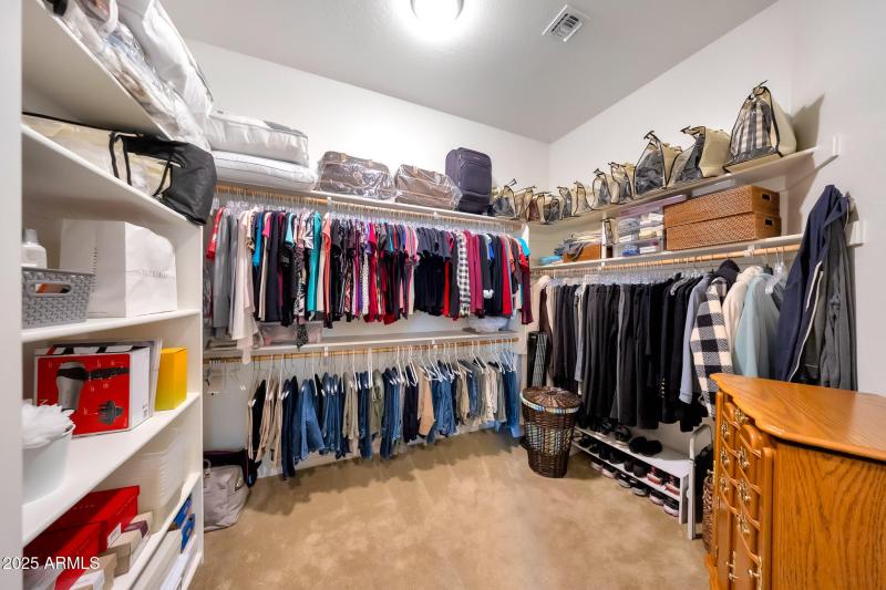 HUGE walk in owners closet