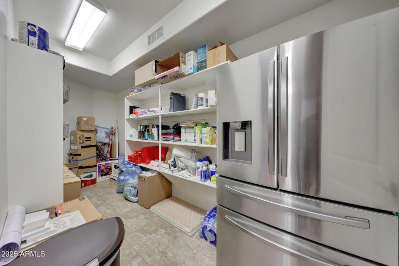 Additional storage at the laundry room