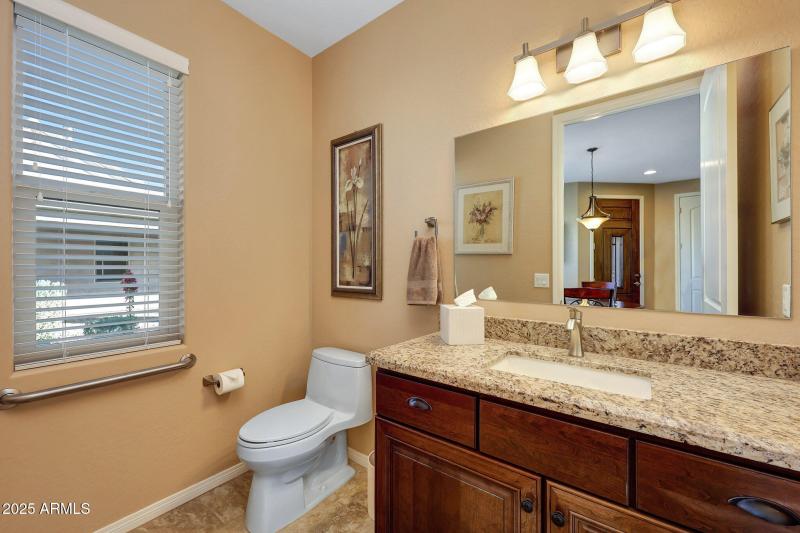 Guest house has a powder room too!