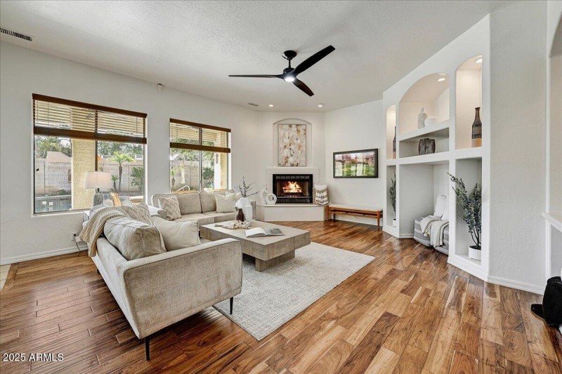 Family Room with Gas Fireplace