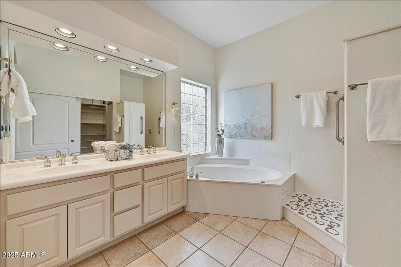 Primary Bathroom with Soak Tub