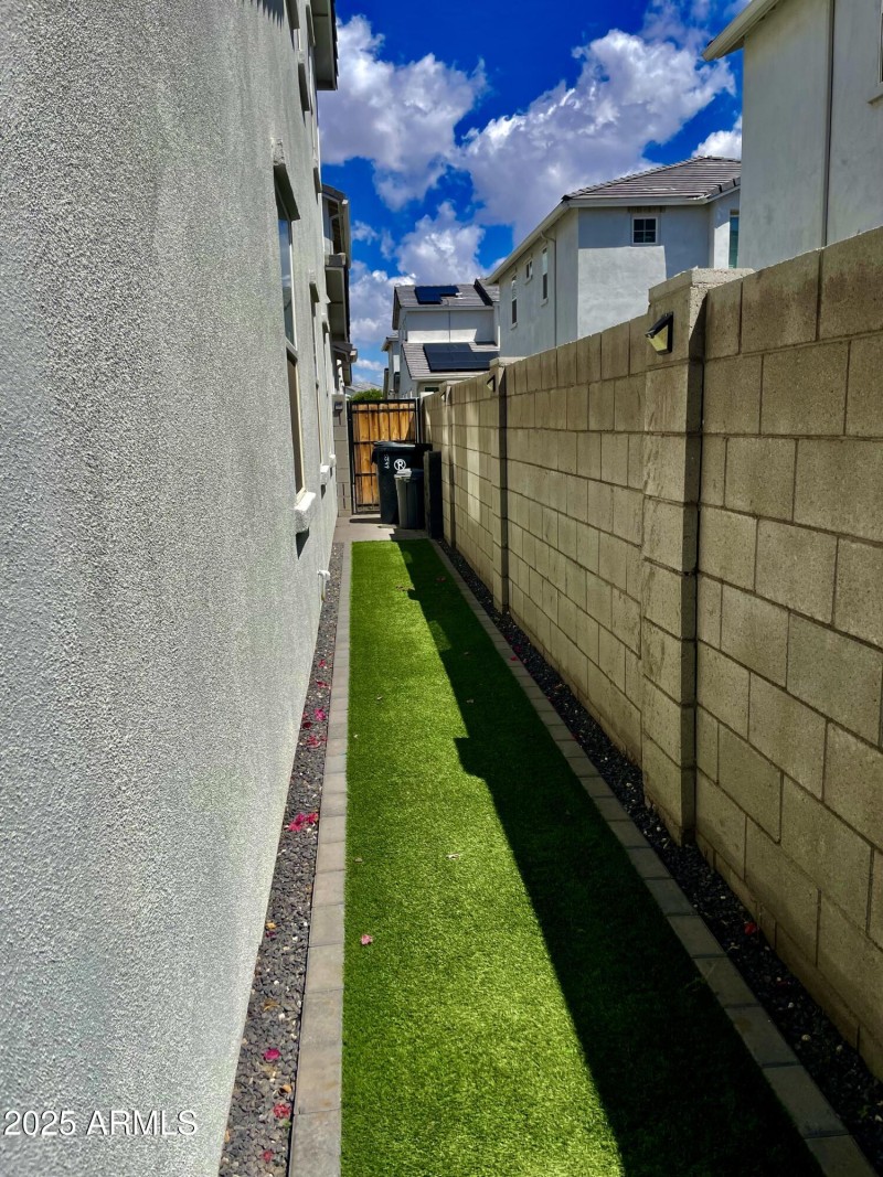 Side yard Turf