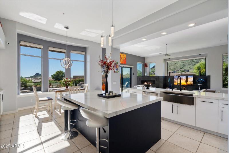 Kitchen Open to Family Room