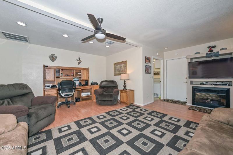 Family Room-Fireplace