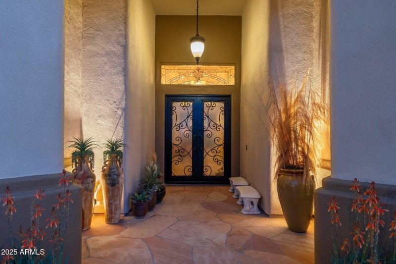Front Entrance at Twilight