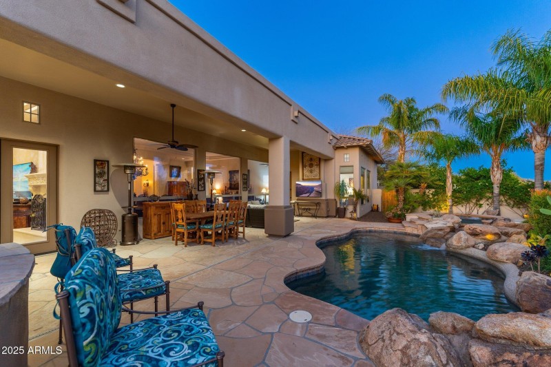 Backyard at Twilight