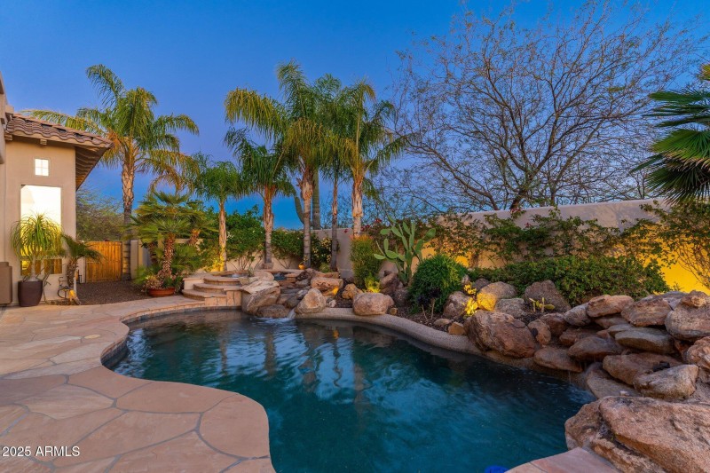 Backyard at Twilight