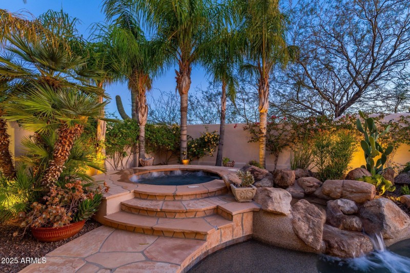 Backyard at Twilight