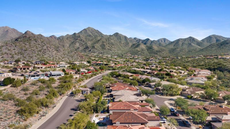 Aerial View of the House