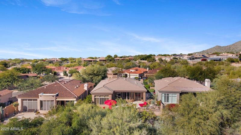 Aerial View of the House