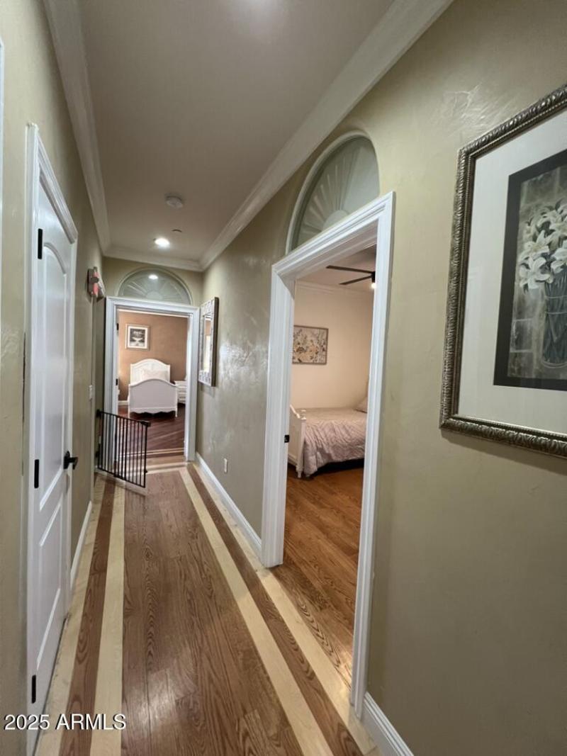 Wide Halls & Wood Floor