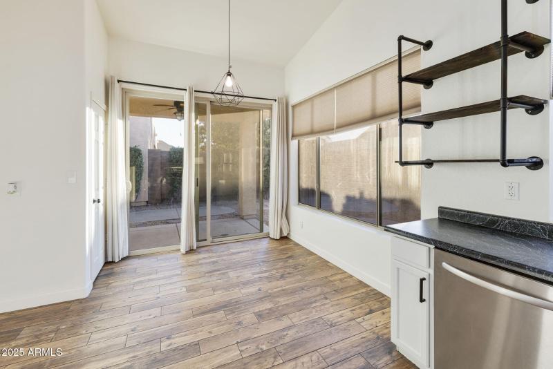 Sliding Door to backyard