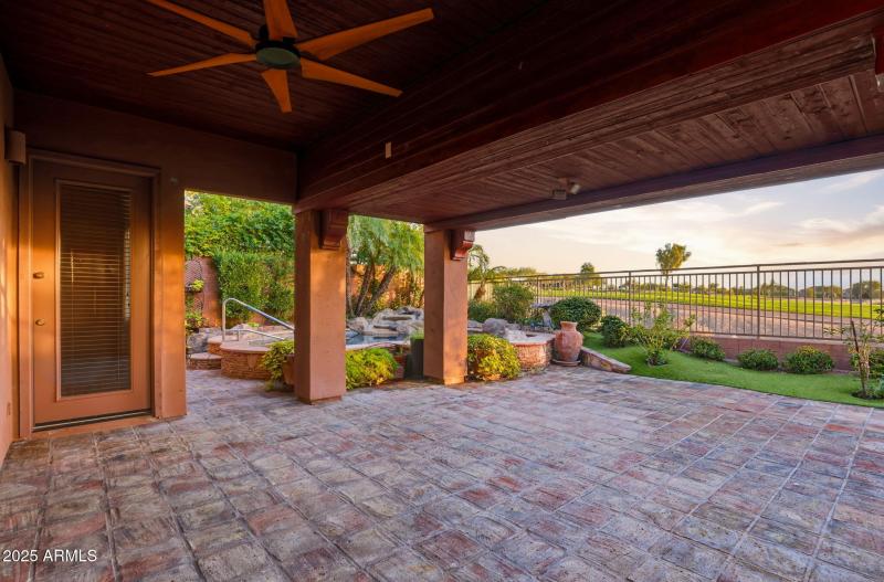 Extended Coved Patio.