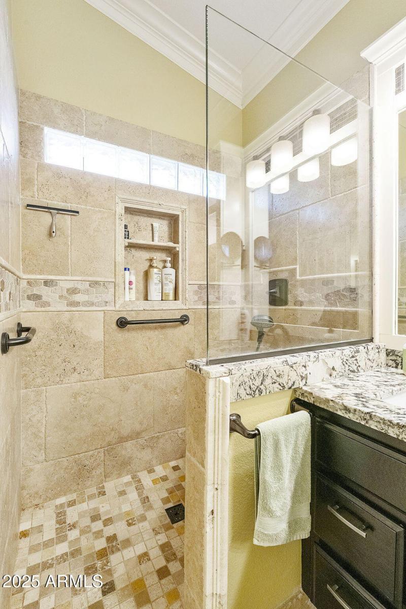 Primary Bath walk-in shower