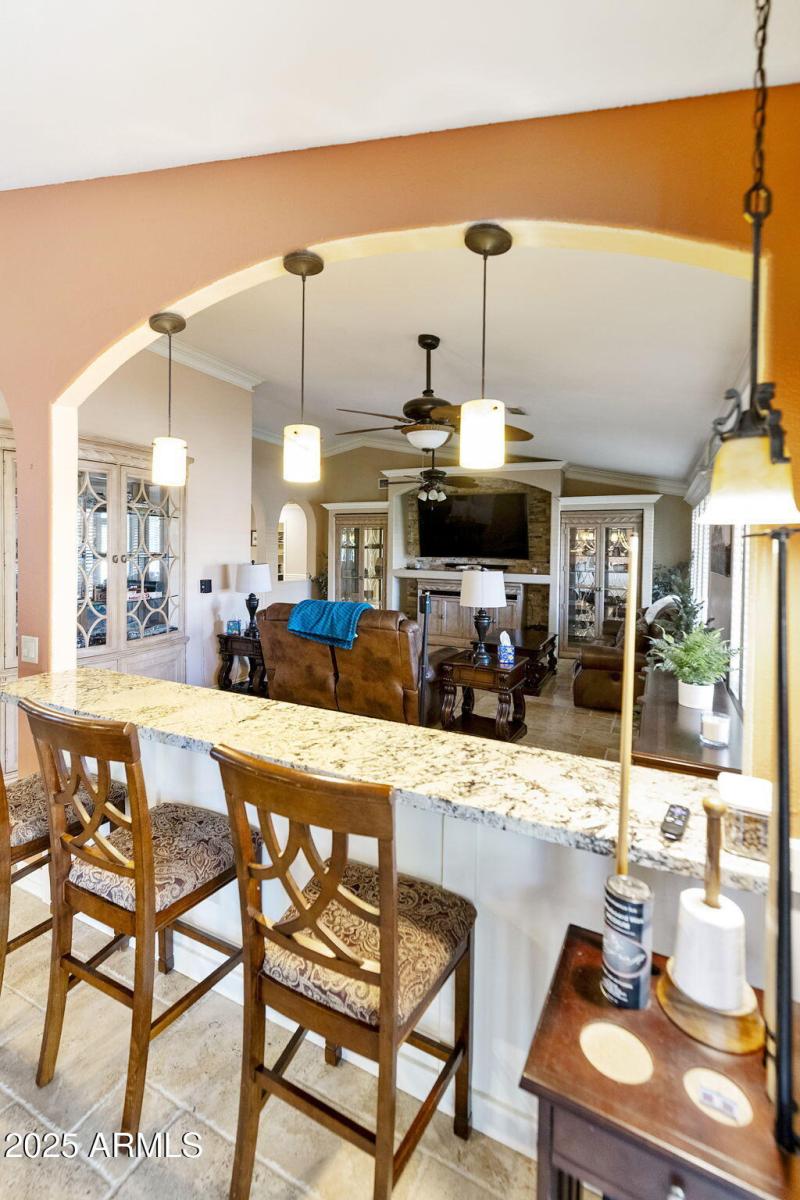 Dining Room bar view to Great Room