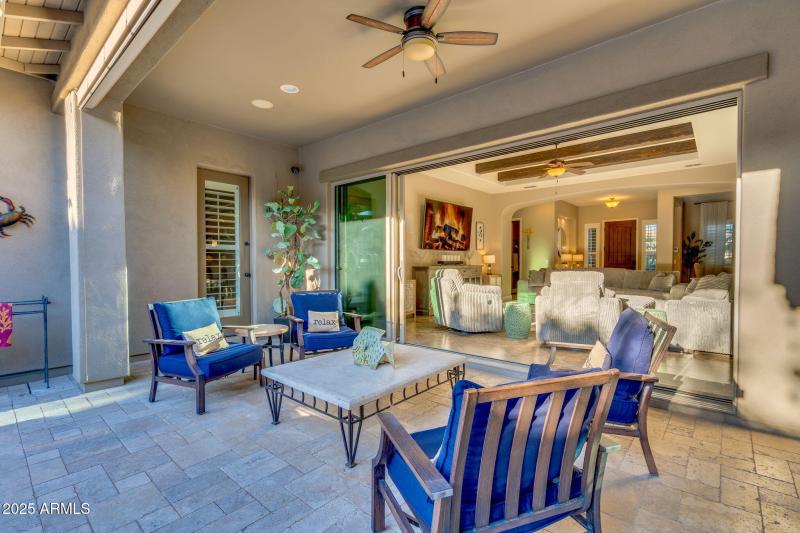 Covered Patio- Indoor/outdoor space