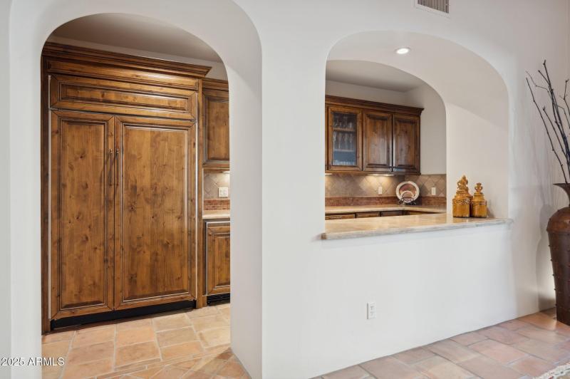 Butler's Pantry Built In Refrigerator