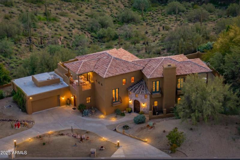 02-Front Aerial Twilight