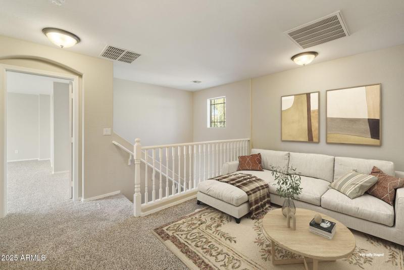 Loft - virtually staged