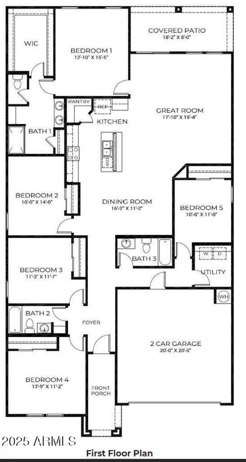 Saguaro Unbranded Floor Plan
