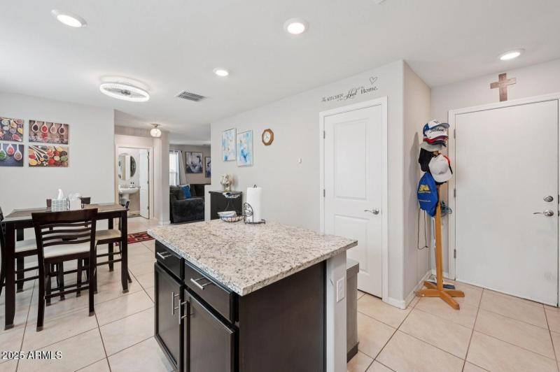 granite island, pantry