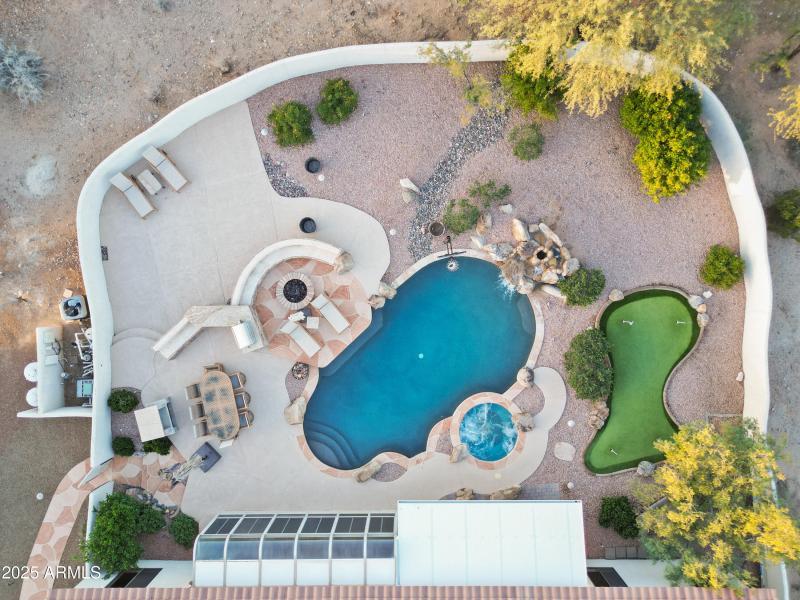 Aerial Backyard