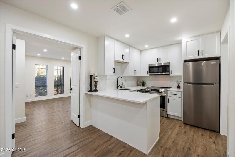 Kitchen has been opened up