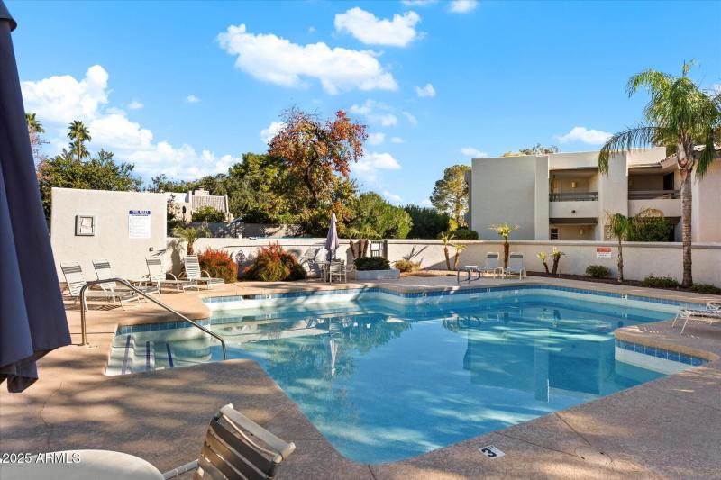 One of two pools on property