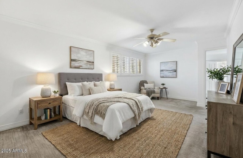 Downstairs Bedroom 1 - Virtually Staged