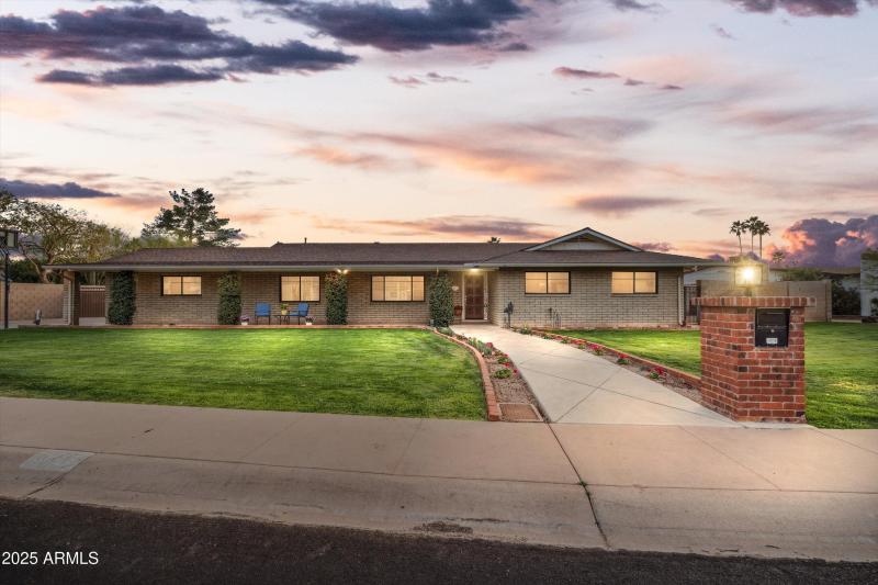 01-Front of home twilight