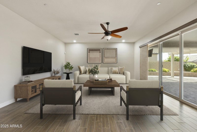 Great room with wall of glass!