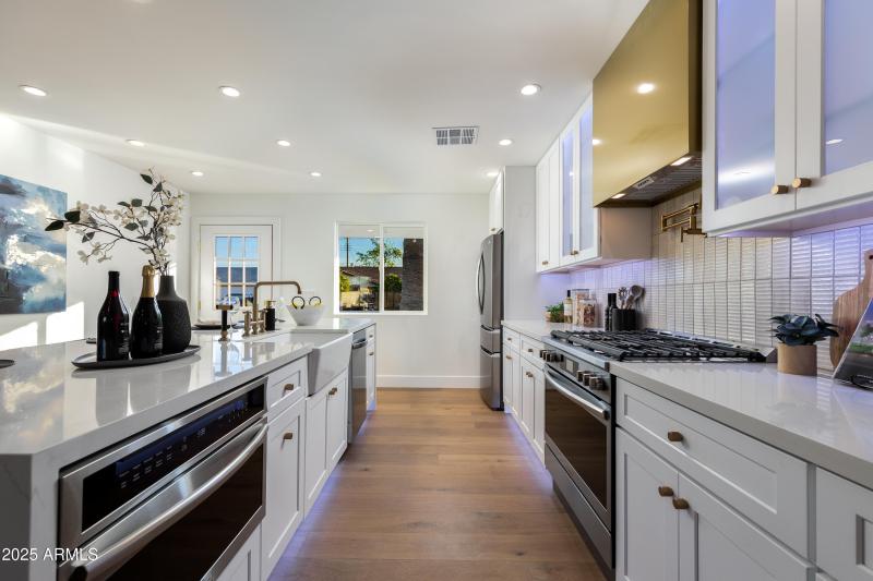 VIEW FROM THE KITCHEN