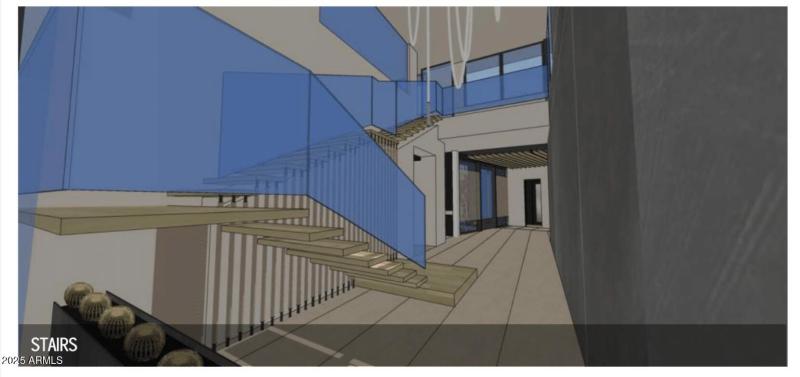 Custom modern staircase