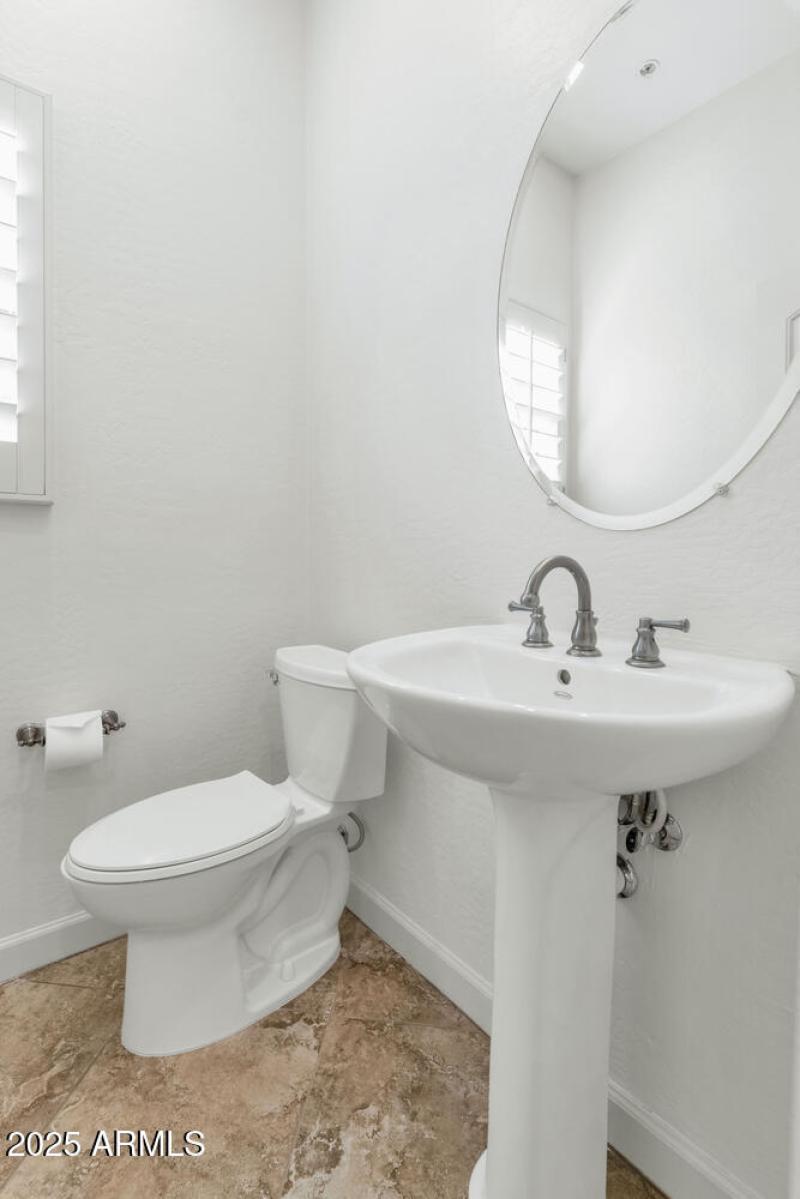 Powder Room Next to Office